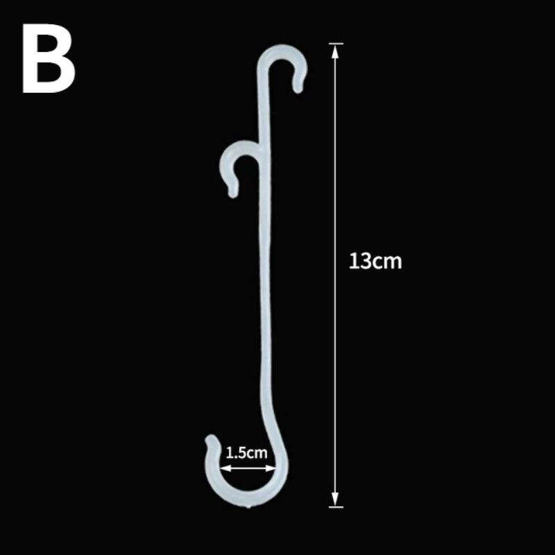 9.5/13/16cm Tomato Support J Shaped Ear Hook Clip Garden Vegetable Grape Vine Fastener Buckle Prevent Fruit Cluster Falling 50Pcs