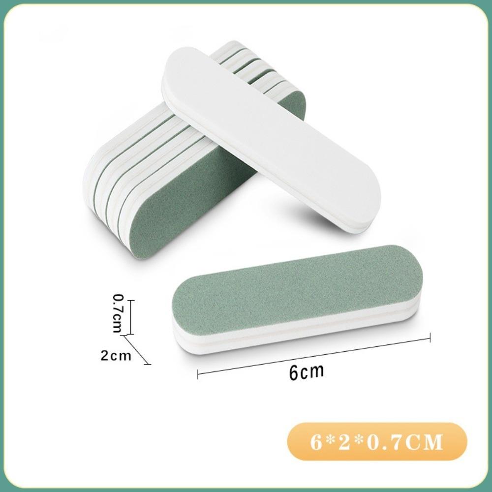 Mini Nail Polishing Strip Double-Sides Removing Traces Silver Ornament Petite Manicure Tool