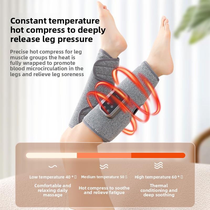 Calf Massager Air Wave Electric Air Pressure Dredging Instrument Multifunctional Leg Massager Constant Temperature Hot Compress Leg Beauty Instrument