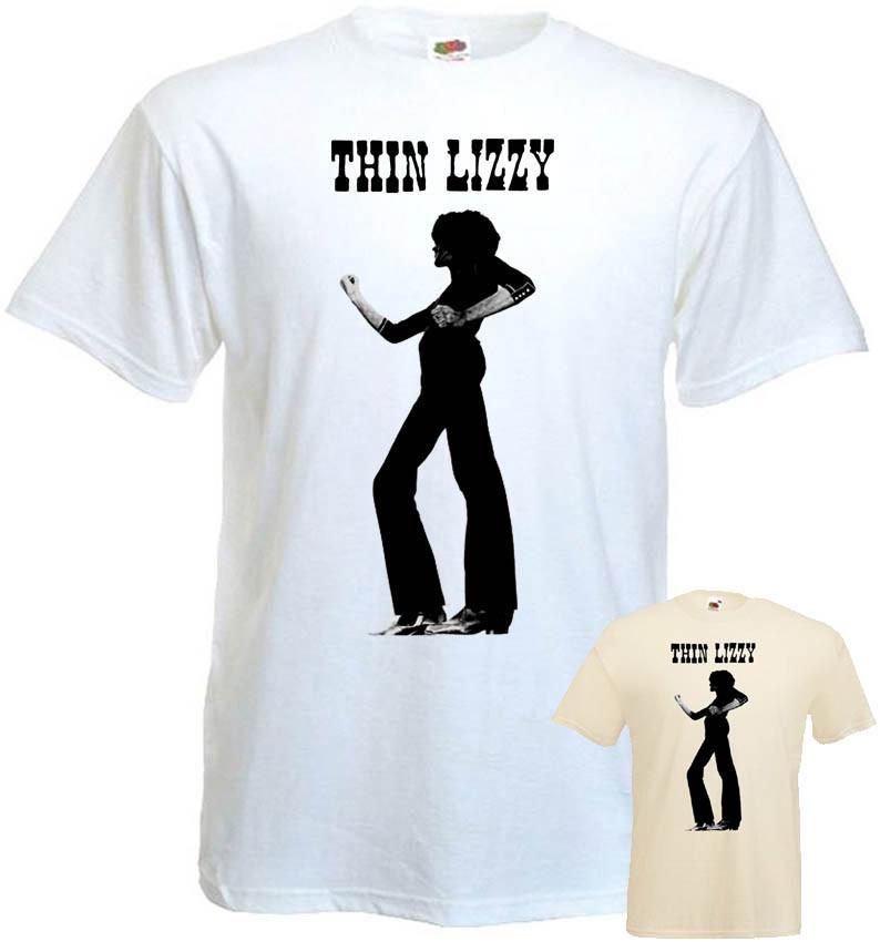 

26 Thin Lizzy Phil Lynott - poster v5 T-shirt white natural all sizes S-5XL Unisex T-Shirt L