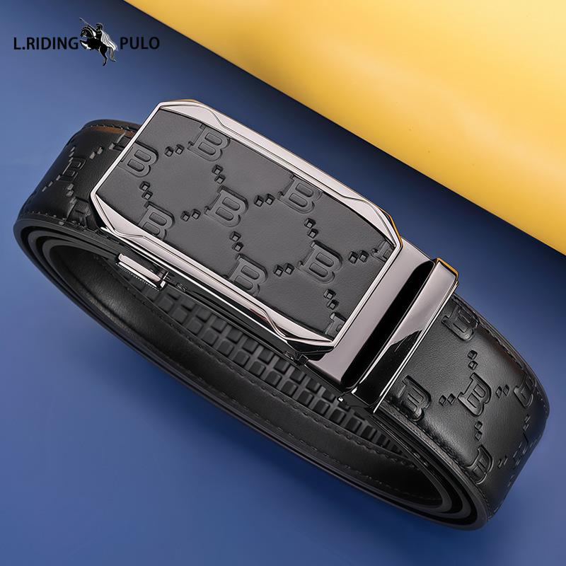 Premium High Quality Men's Belt Automatic Buckle Business Casual Belt
