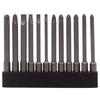 12Pcs/set 75mm Magnetic Screwdriver Bits 1/4inch Shank Non-slip Screwdriver For Power Tools Accessories