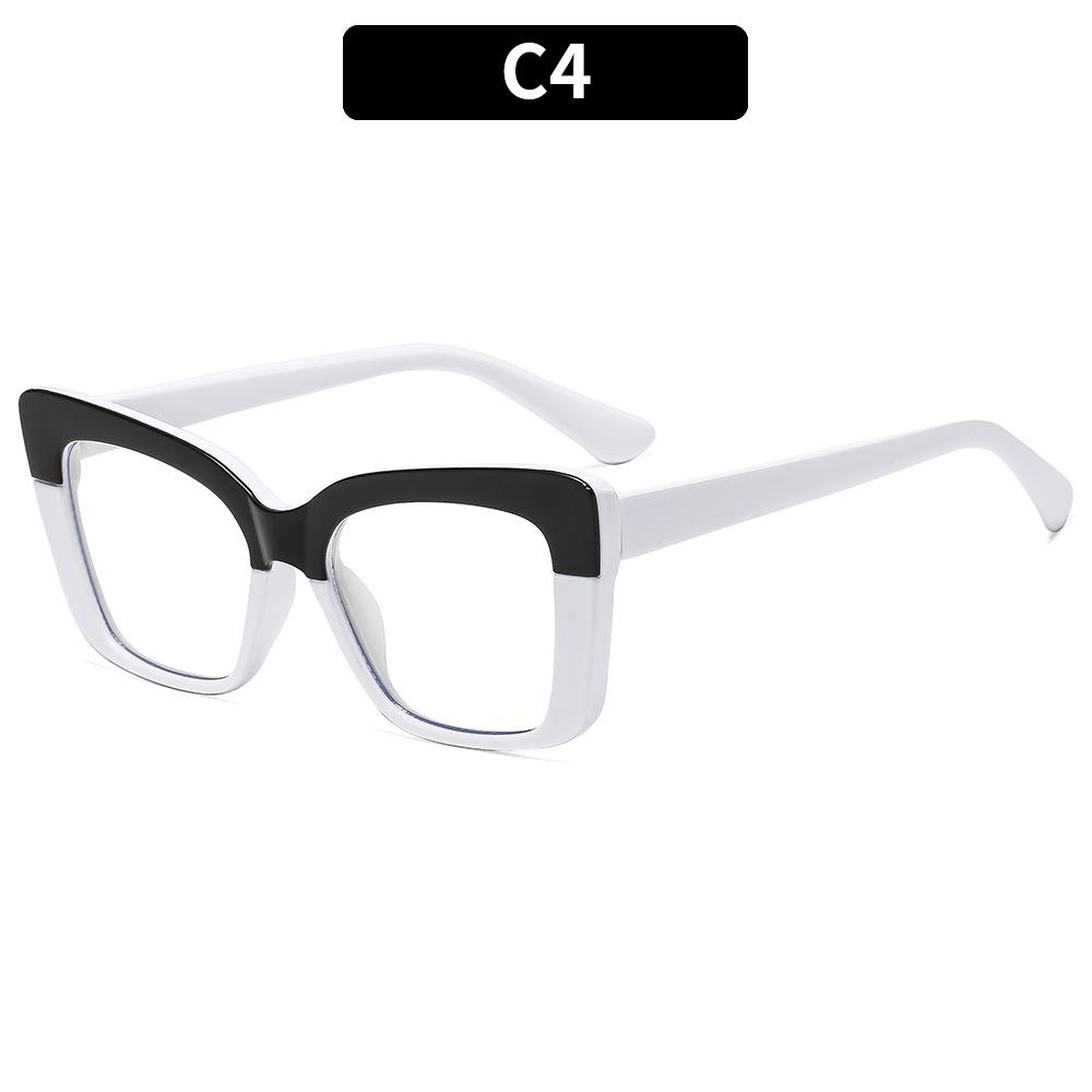 Classic Square Anti Blue Light Glasses Reading Books Glasses Splicing Presbyopia Prescription Glasses Computer Eyeglasses