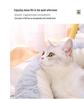 Cozy Plush Cat Bed - Round, Semi-Enclosed for Deep Sleep