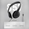 3.5mm Wired Stereo Headset Bass Hi-Fi Gaming Headset for Mobile Phone Tablet MP3 Listening