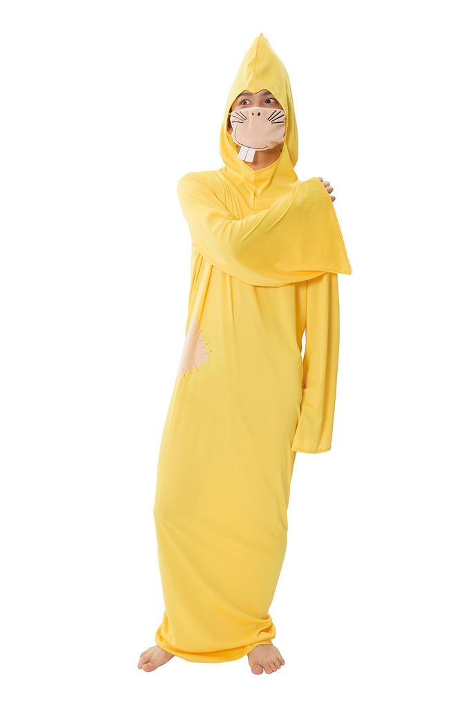 Clearstone Gegege No Kitaro Official Halloween Cosplay Mouse Man Unisex Yellow