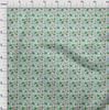 oneOone Cotton Flex White Fabric Merry Christmas Craft Projects Decor Fabric Printed By The Yard 40 Inch