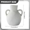 Bauernhaus Blumenvase Wabi Sabi Topf Schreibtisch Party Zuhause Geschenk Rustikale Keramikvase