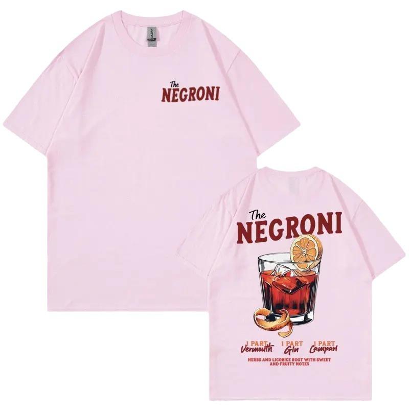 Negroni Unisex T-Shirt Fun Cocktail Themed Gift Meme T-Shirt Men'S Summer Pop