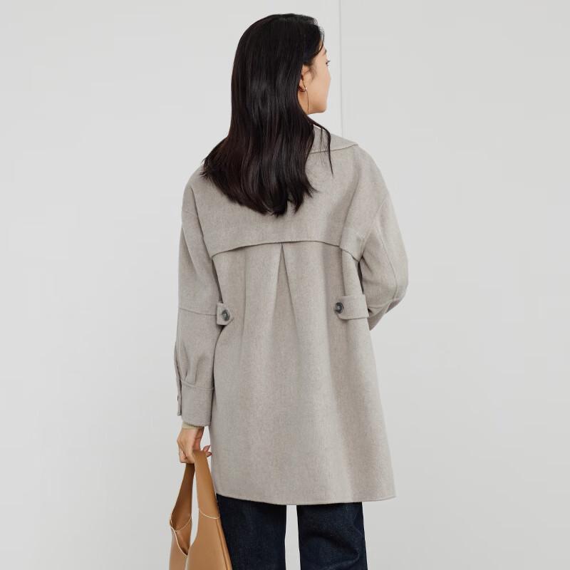 Elva' Island Women's Double-Faced Wool Coat