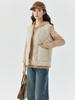 Winter Fleece Vests Warm Women Clothing Trend Quilted Jackets Sleeveless Cardigans Waistcoat Slim Fit Tops Pockets Design Coats