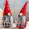 2 Pcs DIY Plush Gnomes Small Gnomes Figurine Nordic Christmas Faceless Rudolph  Xmas Decor