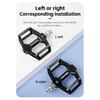 CXWXC Bike Pedals Aluminum Anti-slip MTB Road Bicycle Pedals Ultralight Sealed 3 Bearing One-piece Galvanized Cycling Pedal