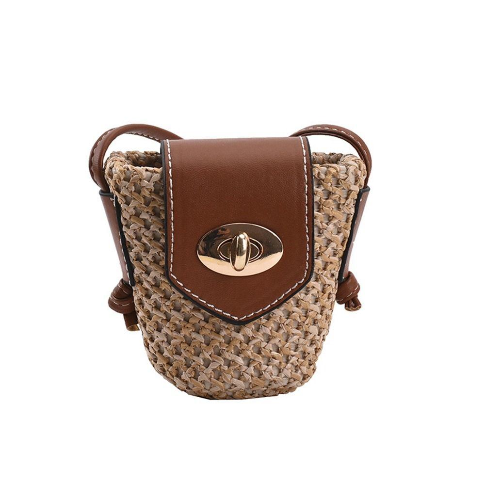 

Bohemian Style Straw Bag Handmade Woven Bags for Women Fashionable Tote Bag for Children s S