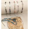 Adjustable Graduation Bracelet For Stone Bead Jewelry Gifts Set for College Friend Commemorative Keepsakes With Box
