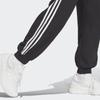 adidas Three-Stripe Cuffed Knit Pants Women Bottoms Black HA4375