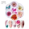 Nail Art Dried Flower 7 Grid Box Japanese Sunflower Gypsy Natural Flower Diy Manicure Nail Decoration Nail