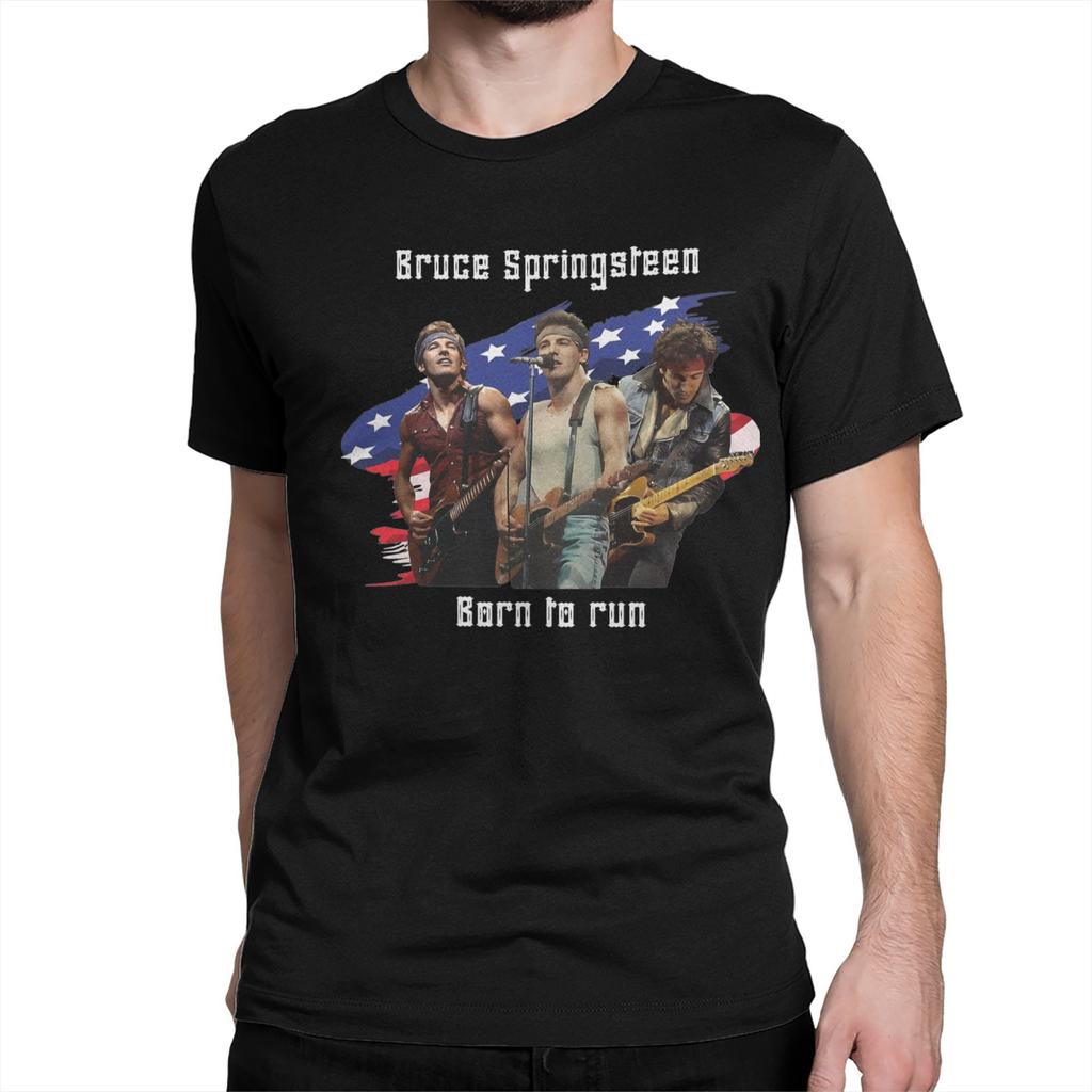 Bruce The E Street Band Springsteen Thunder Road Camisetas Hombre Mujer Algodón Puro Camiseta Divertida Camiseta Ropa Idea de Regalo
