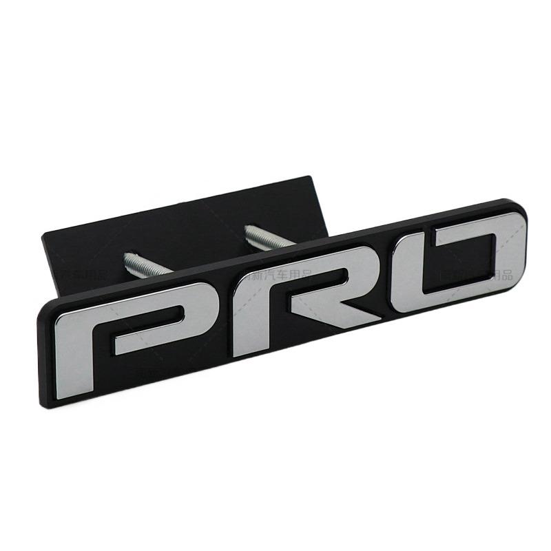 Car Front Grill Badge Grille Emblem with Bolts for TRD PRO Tundra Car