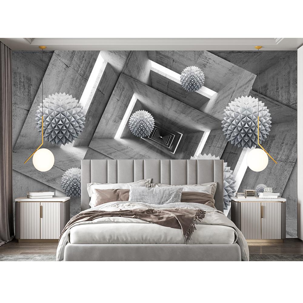 Wallpaper Retro Cement Wall Mural 3d Space Murals Living Room Creative Wall Decal Wallpaper