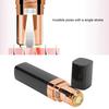 Women Waterproof Electric Eyebrow & Facial Hair Trimmer - Compact Black