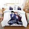 Anime Bungo Stray Dogs Quilt Cover Set,Kids Boys Duvet Cover,Queen/King/Full/Twin Size,Soft Printed Bedding Set With Pillowcases