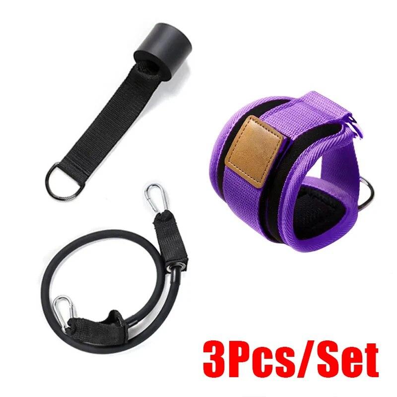 

Ремни на щиколотке для спортзала, двойное D-образное кольцо, регулируемая неопреновая подушечка, манжеты, вес на щиколотке, тренировочный бандаж для ног, поддержка, спортивная безопасность, похитители