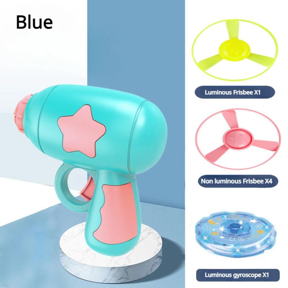 Brinquedo para Animais de Estimação Disco Voador Giratório Lançador Giroscópio Arma Brinquedo para Perseguição de Gatos Brinquedos Interativos para Cães Suprimentos para Treinamento de Animais de Estimação