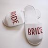 Fashion Wholesale Bride Shower Bride Wedding Decoration Bridesmaid Hen Party Spa Soft Slippers Ladies Bachelorette Party Supplies Gift