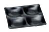Wakaizumi Lackware Buffet Spülmaschine TA Karibik Schwarze Steinplatte, Sicher, Teller, Muster, M-22-74