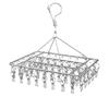 Stainless Steel Multi-Clip Sock and Underwear Drying Hanger