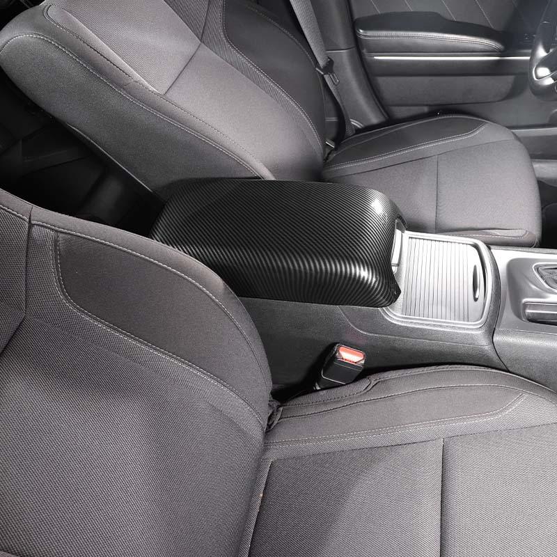 ABS Armrest Box Decorative Panel Decoration Cover Sticker For Dodge Charger 2011 Up For Chrysler 300C 2011 Up Car Interior Accessories