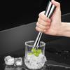 Durable Stainless Steel Cocktail Muddler Drink Mixer Bar Tool for Ice and Fruit 20/26cm Long with Comfortable Grip