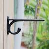 European Retro Cast Iron Triangle Bookshelf Support Bracket