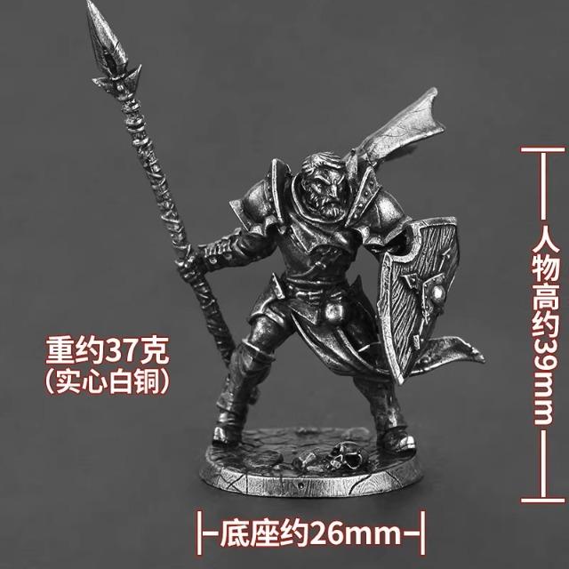 Metal Soldier Action Figure Miniature Model Tabletop Game Desk Decor Toy for Men Home Ornament War Hobbyist Gift Collectible