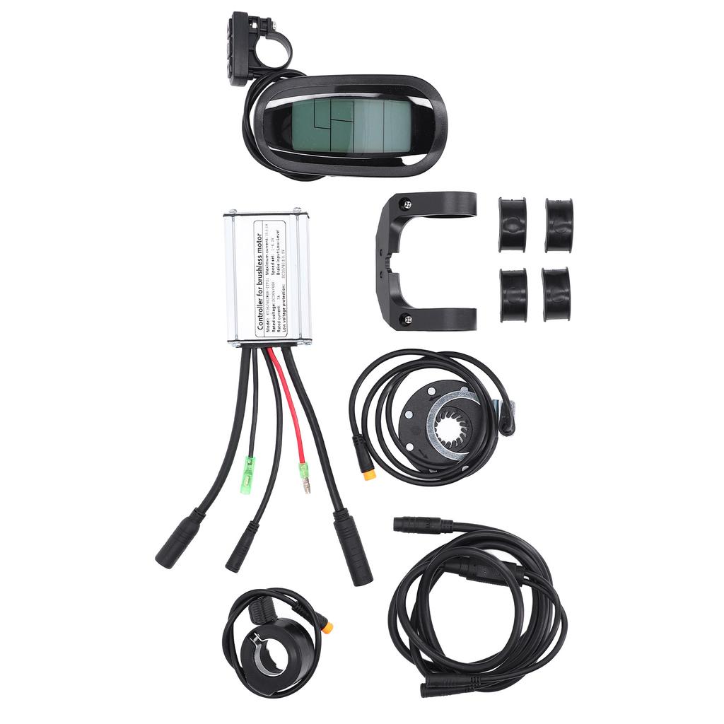 Electric Bike Conversion Kit LCD6 Display Full Waterproof DIY Electric Mountain Bicycle Modification Kit 15A