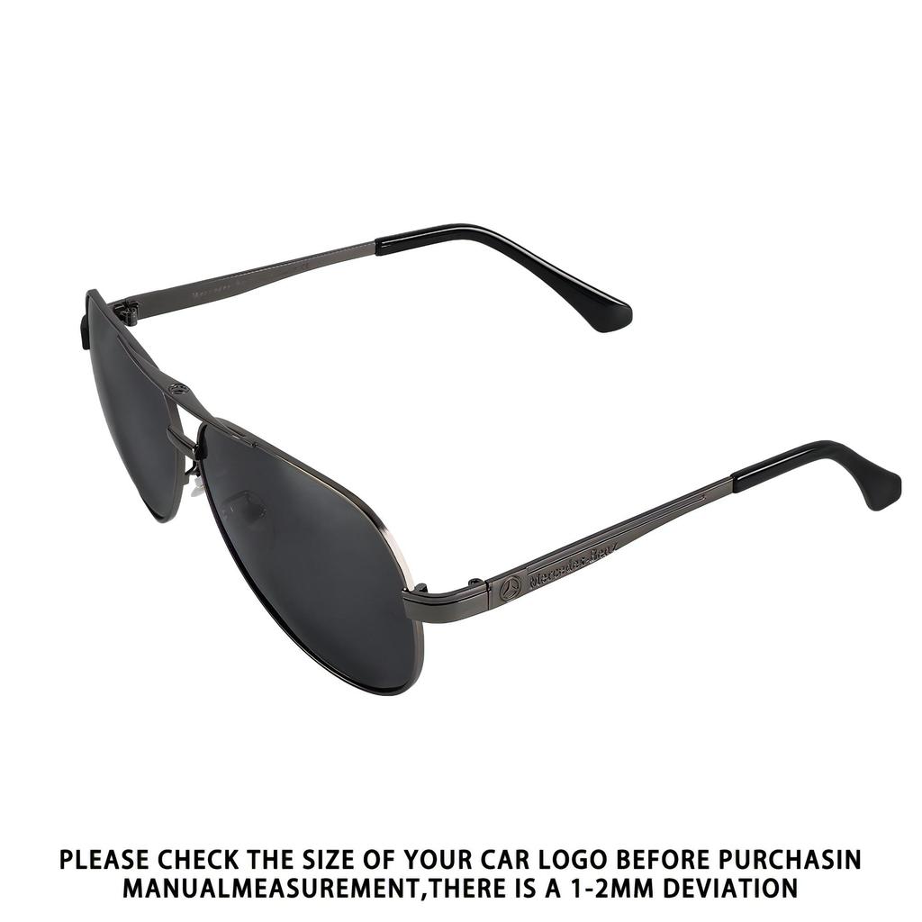 Tuhgj1 New 2025 Car Logo Sunglasses Driving Glasses Polarized Sun Protection for Mercedes Benz W177 CLS GLA GLC GLC GLK GLS SLK W204 W2