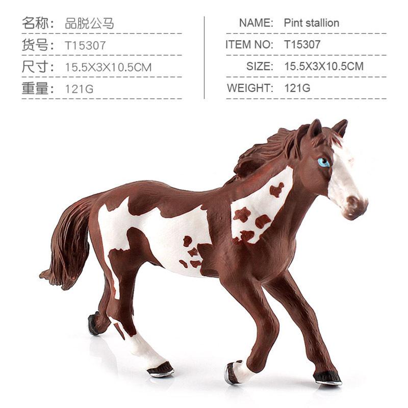 Nine Simulation Ranch Horse Farm Horse Model Haverin Stallion Sharma Hanover Horse Arabian Horse Ornament