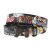 Dog Rhinestone Buckle Smooth Buckle Printed Graffiti Casual Personalized Belt Belt Versatile In Europe and America