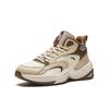 Anta Cross Plush Comfortable Non-Slip Warm Mid-Top Casual Shoes Women Casual Shoes Beige Brown 122448957-2