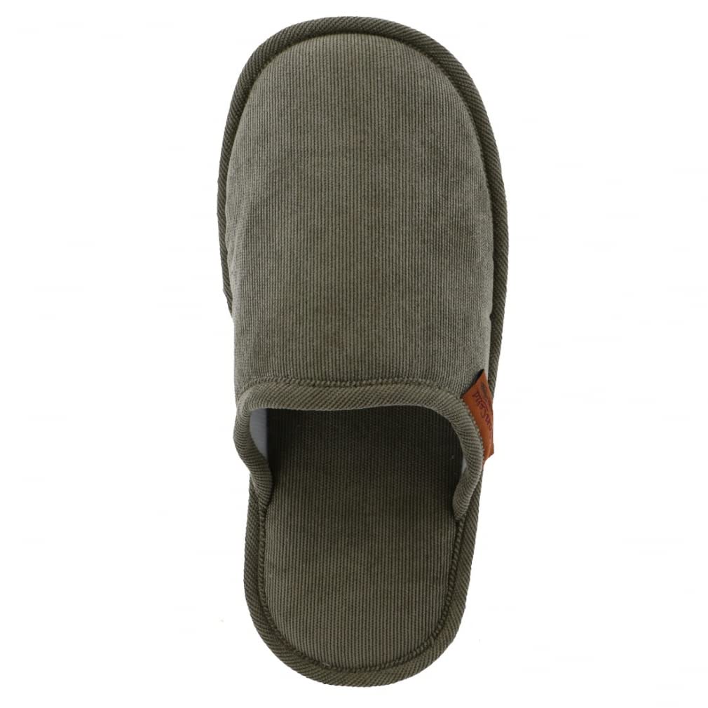 Slippers CORDUROY SLIPPERS EV Green [Dulton] 22.5~25cm