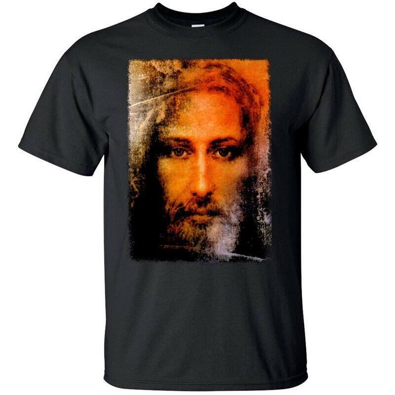 

The Shroud of Turin Jesus Christ Catholic T Shirt S-3XL Q8347 M