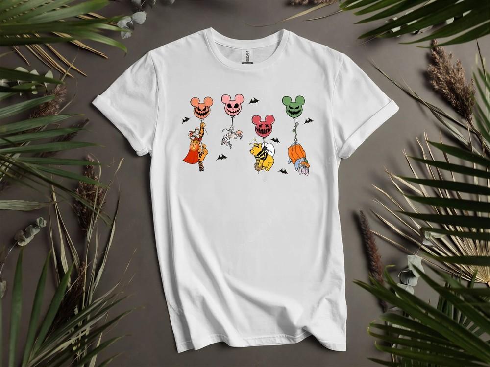 

Winnie The Pooh Characters HalloweenT-shirt T shirt Men Women Unisex Tshirt K967 3XL