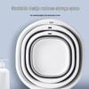 Portable Folding Wash Basin for Laundry and Face - Compact Water Basin for Students, Dorms, Hospitals, and Travel
