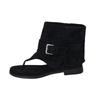 Fashion Women's Shoes Spring and Summer New Lazy Style Denim Retro Versatile Short Fashion Boots Toe Sandals