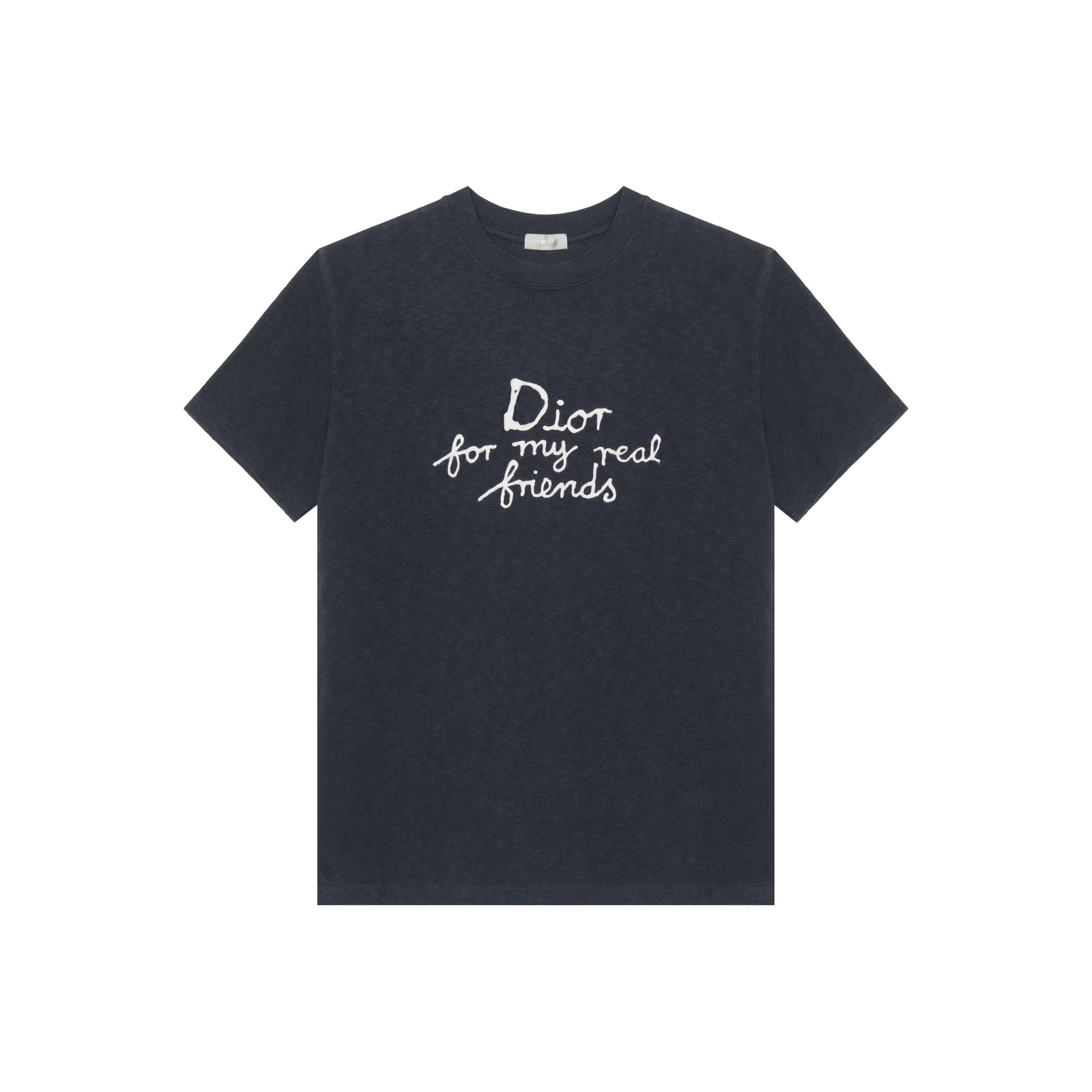 DIOR SS25 T Shirt Men`s Marine