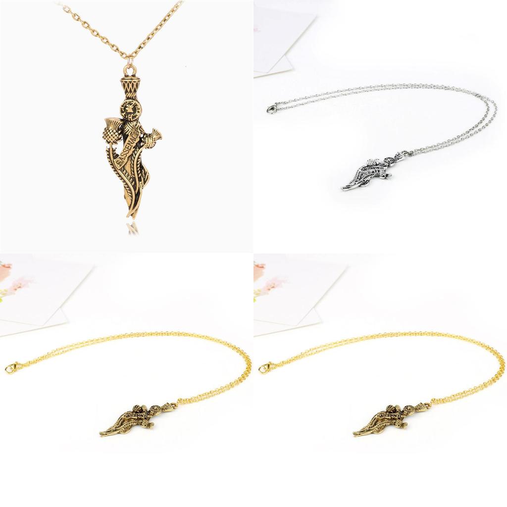 Outlander Sassenach Pendant Necklace With Chain For Anniversary Or Travel Souvenir