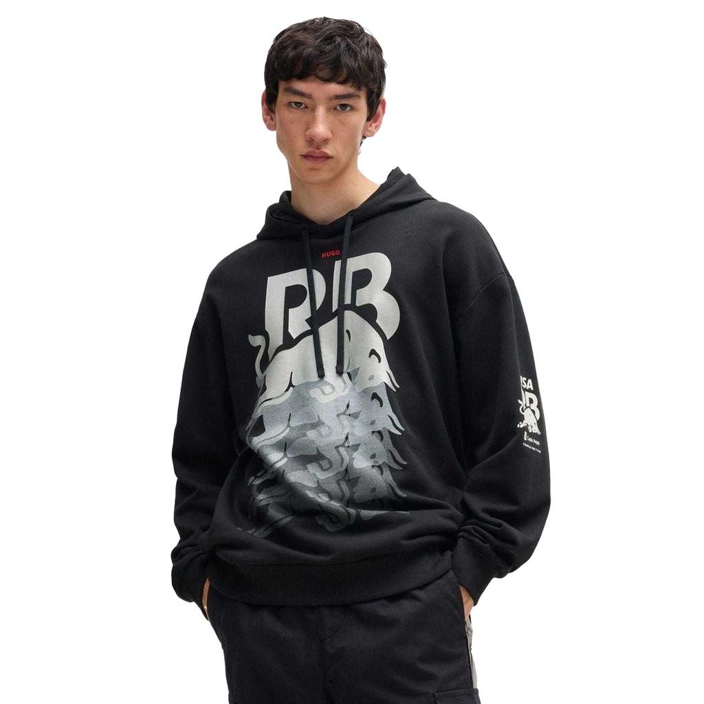 Hugo Herren Dynamic Branding Racing Bulls Hoodie