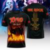Camiseta Impresa en 3D de la Banda de Rock Heavy Metal Dio para Hombres y Mujeres Moda Harajuku Camisetas de Manga Corta Hip Hop Camiseta Divertida de Dio