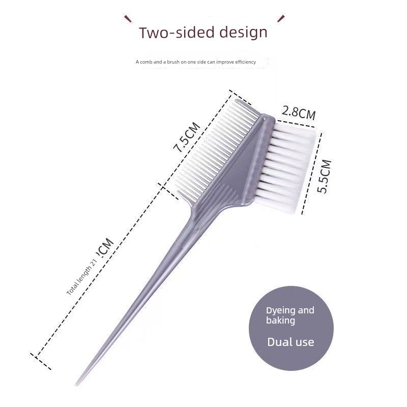 Hair Dye Brush Comb Tool, Hair Dye Brush with Soft Bristles, High-End Hair Salon Tool Brush